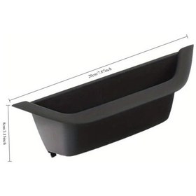 Resim Dashanshop 1 Adet Bmw X3 X2 F25 F26 2011-2017 İç Kapı Kolu Paneli Saklama Kutulu Siyah Rhc Dayanıklı Pvc 