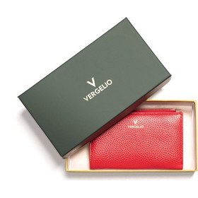 Resim Red Cüzdan & Kartlık Kadın 2804 Vergelio Flother Wallet Card Holder Kırmızı 