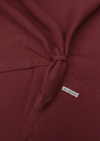 Resim Müslin Emzirme Örtüsü/Bordo 