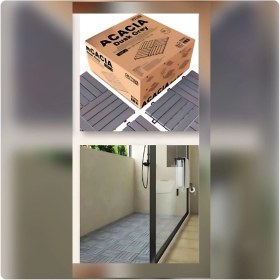 Resim Df Home Ahşap Yer Karosu Renk Gri 30X30 (10 Adet=0.9m2) 