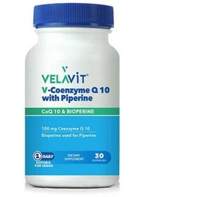 Resim Velavit V-Coenzyme Q 10 With Piperine 30 Kapsül 