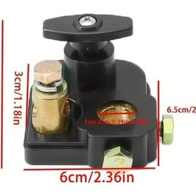 Resim Xuweiwei 1pc Araç Güç Kapatma Anahtarı Dayanıklı Malzeme Kullanım Kolaylığı Ve Geniş Araç Uyumluluğu 