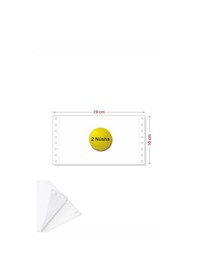 Resim 4x19 Kantar Fişi 2 Nüsha 12.000 Adet , Beyaz Otokopili Sürekli Form 4''x19 Cm 