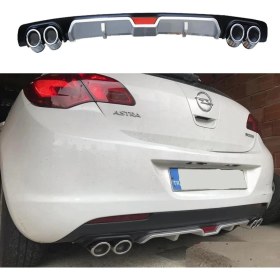 Resim Opel astra j hb difüzör arka tampon eki 4 egzoz çıkışlı 