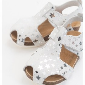 Resim Mnpc Unisex Yıldızlı Gümüş Deri Ortopedik Destekli Çocuk San (531052000) Çok Renkli 