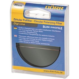 Resim Dörr 58 MM Digiline CPL Polarize Filtre 