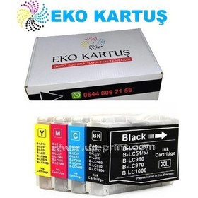 Resim Eko Kartuş Brother FAX-2480C 4 Renk Uyumlu Kartuş, 
