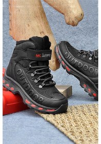 Resim Mc Jamper 2115 Filet Erkek Çocuk Outdoor Bot Siyah - Kırmızı Siyah - Kırmızı 