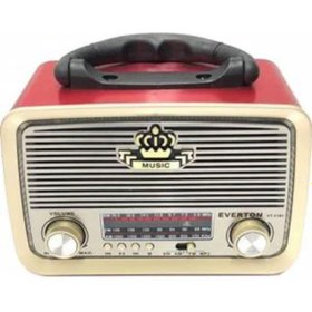 Resim Everton Rt-301B Usb/Sd/Fm/Bluetooth Destekli Nostaljik Radyo 