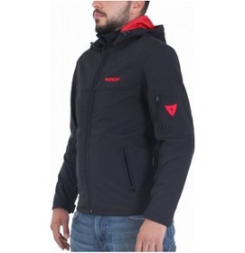 Resim Venom Motosiklet Montu Jaws Soft Shell Siyah Erkek Motorcu Mont 