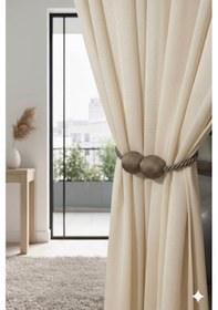 Resim Mıknatıslı Perde Bağlama Aparat Aksesuarı Braçol Vizon 