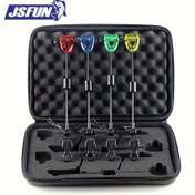 Resim JSFUN Balıkçılık Bobinleri ve Sallayıcı Seti ile Aydınlatmalı Isırma Alarmı 