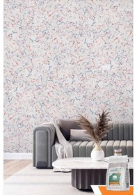 Resim Isı Ve Ses Yalıtımlı Sürülen Duvar Kağıdı Kendinden Yapışkanlı W05 1.5 KG 5m² Beyaz 