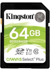Resim Kingston 64gb Sdxc Clas10 Uhsı Sds2/64gb Hafıza Kartı 