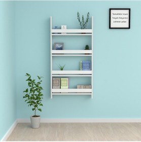 Resim Kenzlife kitaplık fernur 120*060*10 byz duvar rafı 