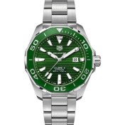 Resim Tag Heuer Aquaracer Green Dial WAY201S.BA0927 Erkek Kol Saati 