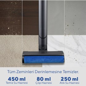 Resim KUMTEL Kablosuz Zemin Temizleme Makinesi HCFC-01 