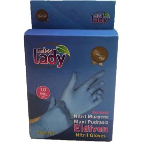 Resim Mi̇ss Lady Mavi̇ Ni̇tri̇l Eldi̇ven 10 Lu 3220 12 