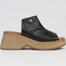 Resim Pierre Cardin Pc-7211- 3807 Siyah-kadın Topuklu Terlik Siyah 