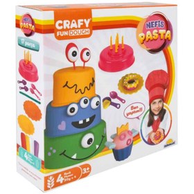 Resim Nessiworld Crafy Nefis Pasta Oyun Hamur Seti 17 Parça 200 gr. 