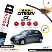 Resim Citroen C3 Bosch Aerotwin Ar291S Silecek Takımı 2002-2009 