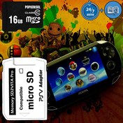 Resim Sd2Vita Adaptör 16GB Hafıza Kartı Seti 3.65 Enso Yükleme Rehberi PS Vita Oyun Hafıza Kartı Set POPKONSOL