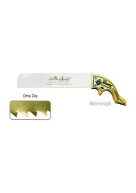 Resim Orta Diş El Testere 14 No Ahşap Sap 