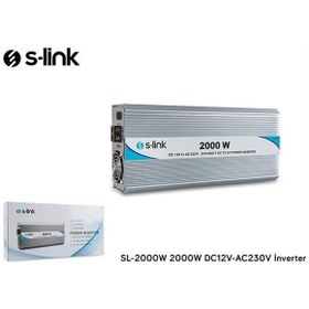 Resim S-Link Sl-2000W 2000W Dc12v-Ac230v İnverter 
