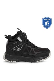 Resim BUCKHEAD Erkek Çocuk Bot Waterproof Erkek Su Geçirmez Outdoor Ayakkabı Bot Alaska Siyah Bot 