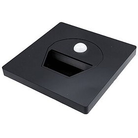 Resim LD-LT-06 AC 220V 1W Merdiven Koridor Aydınlatma PIR Hareket Sensörü - Siyah 