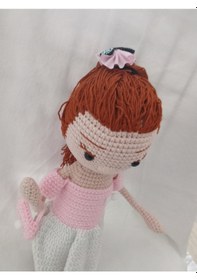 Resim Amigurumi Pembe Kız Bebek 