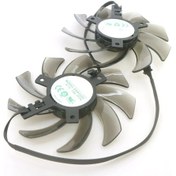 Resim Ga91s2u Pfta Dc12v 0.40a 4wire 4pin 85mm Vga Fan Palit Rtx2060 2060s Gtx1660 1660s 1660tı Grafik Kartı Soğutma Fanı Yavaş Yavaş 