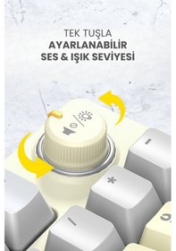 Resim Sprange Mk-12 Rainbow Q Klavye Rgb Oyuncu Klavyesi Gaming Klavye Işıklı Kablolu Klavye 