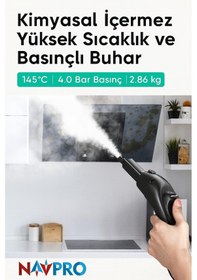 Resim Navpro Çok Fonksiyonlu Buharlı Temizlik Makinası - Buharlı Temizleyici 