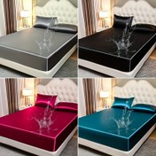 Resim 1 adet (1 paket) Su geçirmez Yatak Matı Yumuşak Yatak Koruyucu Su Geçirmez Yatak Örtüsü, yatak odası, ev, otel seyahati RV açık hava için uygun 29.97 cm yüksekliğinde çoklu boyut tek kişilik/yatak çift kişilik/kraliçe boyu yatak/krallık boyu yatağa uygun değildir yastık kılıfı ve yastık çekirdeği dahil değildir 