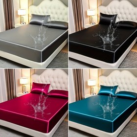 Resim 1 adet (1 paket) Su geçirmez Yatak Matı Yumuşak Yatak Koruyucu Su Geçirmez Yatak Örtüsü, yatak odası, ev, otel seyahati RV açık hava için uygun 29.97 cm yüksekliğinde çoklu boyut tek kişilik/yatak çift kişilik/kraliçe boyu yatak/krallık boyu yatağa uygun değildir yastık kılıfı ve yastık çekirdeği dahil değildir 