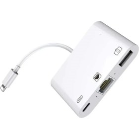 Resim Pilelistore ZR461 NK107 Lightning Çoklu Ethernet Adaptör 
