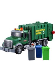 Resim Tıfıl Toys Pilli Işıklı Sesli Amerikan Tipi Oyuncak Çöp Kamyonu 