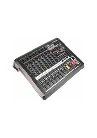 Resim Midex MPX-1200P Power Mikser Amfi 8 Kanal 2x600W Dijital Efekt Bt EQ Usb 