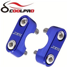 Resim Cloudstore Mavi Honda Xr Motosiklet Gidon Kelepçe Kapakları Xr230/250/400/600/650r/l 