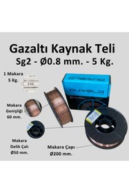 Resim DUWELD SG2 Gazaltı Kaynak Teli Ø0.8 mm. - 5 Kg. (Küçük Makara) 