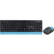 Resim Frisby FK-4885QU mm Q Tr Kablosuz Klavye Mouse Set Siyah-Mavi 