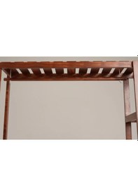 Resim Gjest Gerçek Maun Ağacı Açık Giysi Dolabı Maun Ağacı 