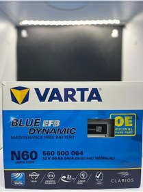 Resim Varta 12v60 Amper Efb Akü Blue Dynamic 