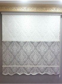 Resim N11 Özel 1.Kalite Çift Mekanizmalı Tül Stor Perde 