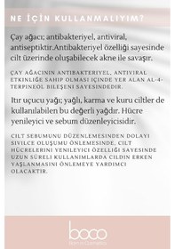 Resim Boco Born In Cosmetics Akne ve Sivilce Karşıtı Çay Ağacı + Itır %100 Saf Uçucu Yağı 2 x 10 ML 