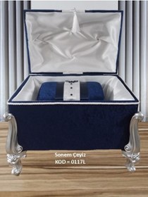 Resim Sandık Dünyası Söz Nişan Bohça Gelin Damat Çeyiz Sandığı 2li 0117l 