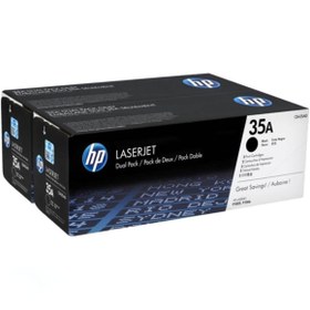 Resim HP Cb435ad / 35ad Orjinal Siyah Toner 2li Paket 