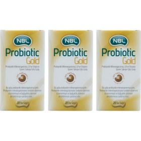 Resim Nbl Probiotic Gold 20 Stick Saşe 3 Adet 