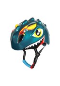 Resim Yystore Çocuk Karikatür Dinozor Metalik Mavi Nefes Alabilir Kask Koyu Mavi 